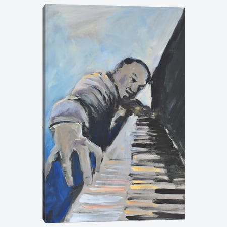 Listen To The Music II Canvas Print #AYN110} by Allayn Stevens Canvas Art