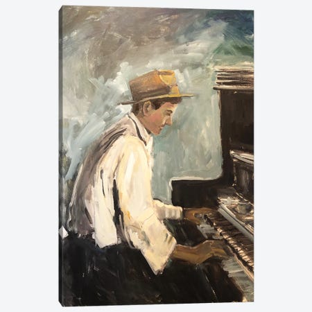 Listen To The Music IV Canvas Print #AYN111} by Allayn Stevens Canvas Wall Art