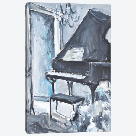 Piano Blues I Canvas Print #AYN112} by Allayn Stevens Canvas Wall Art
