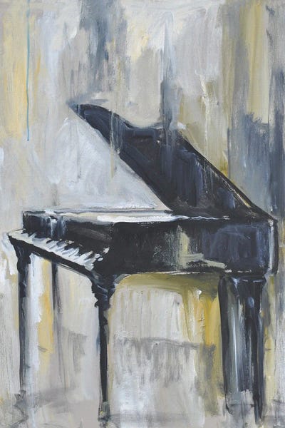 Pianos: Piano in Gold I by Allayn Stevens