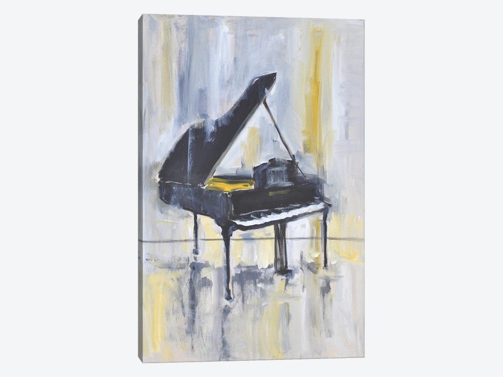 Piano in Gold II by Allayn Stevens 1-piece Canvas Art