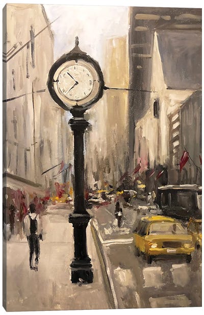 City Time Canvas Art Print