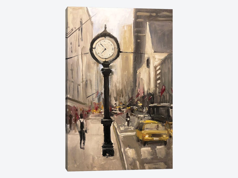 City Time by Allayn Stevens 1-piece Canvas Wall Art