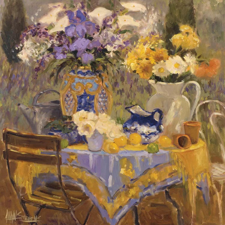 Garden Table by Allayn Stevens wall art