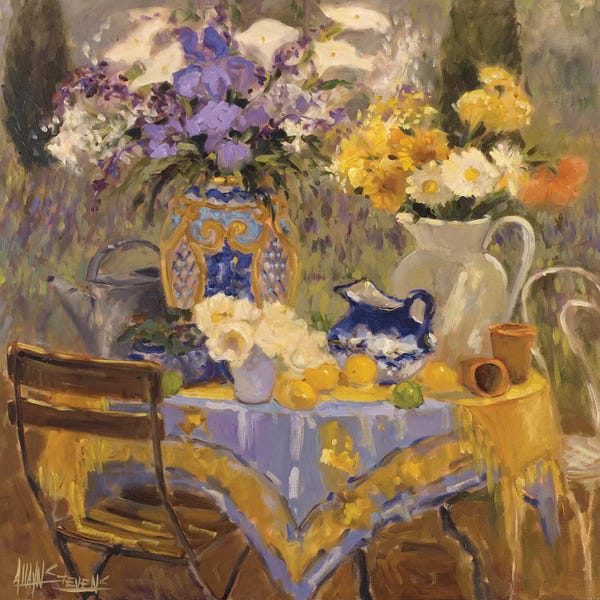 Daisies: Garden Table by Allayn Stevens