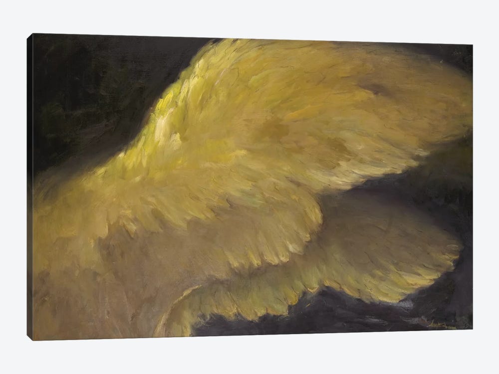 Golden Wings I by Allayn Stevens 1-piece Canvas Wall Art