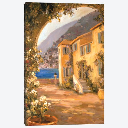 Italian Villa I Canvas Print #AYN16} by Allayn Stevens Canvas Artwork