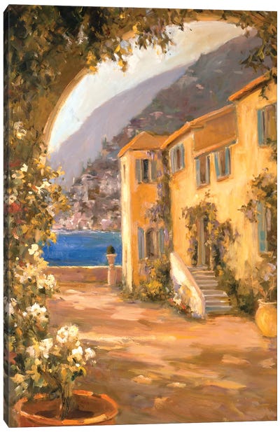 Italian Villa I Canvas Art Print - Italy Art