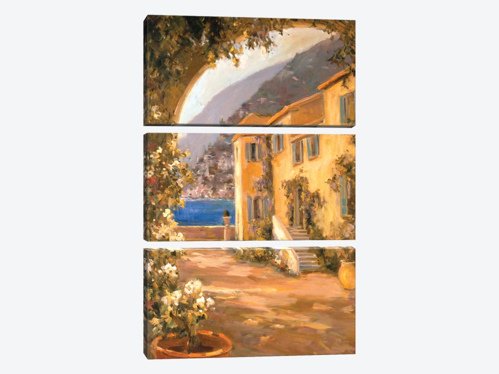 Italian Villa I by Allayn Stevens 3-piece Canvas Print