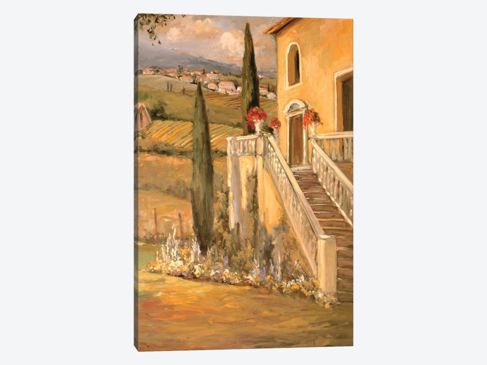 Italian Villa II by Allayn Stevens 1-piece Canvas Wall Art
