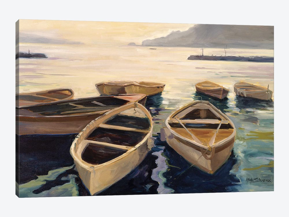 Sunset Marina by Allayn Stevens 1-piece Canvas Art