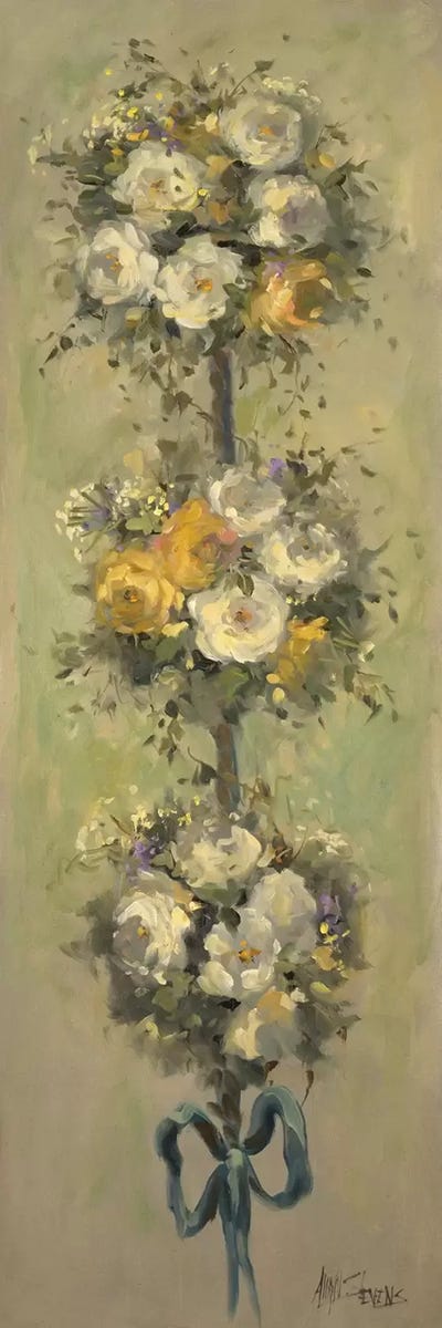 Topiary Bouquet II by Allayn Stevens canvas print