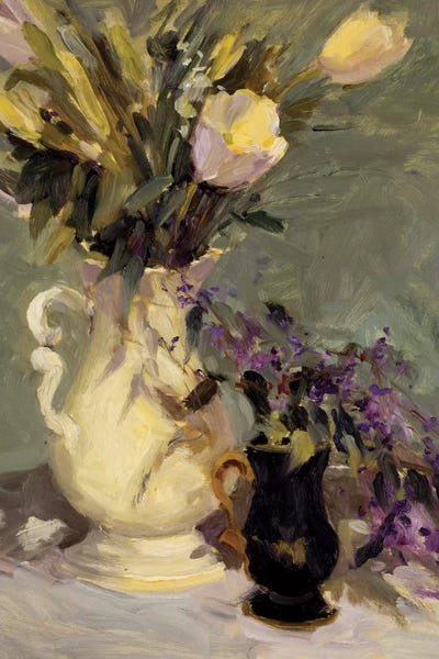 Tulips: Tulips And Lavender by Allayn Stevens