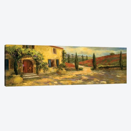 Tuscan Fields Canvas Print #AYN47} by Allayn Stevens Canvas Art Print