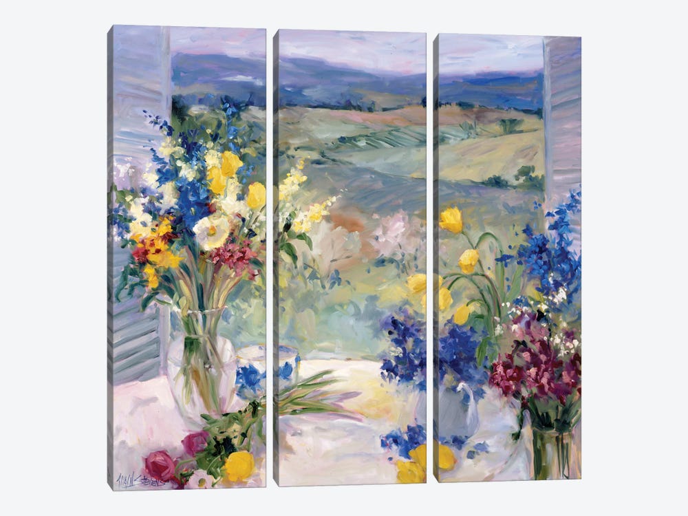 Tuscany Floral by Allayn Stevens 3-piece Canvas Print