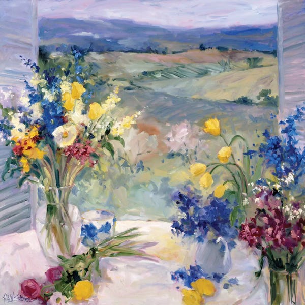 Large Wall Art & Big Canvas Prints: Tuscany Floral by Allayn Stevens