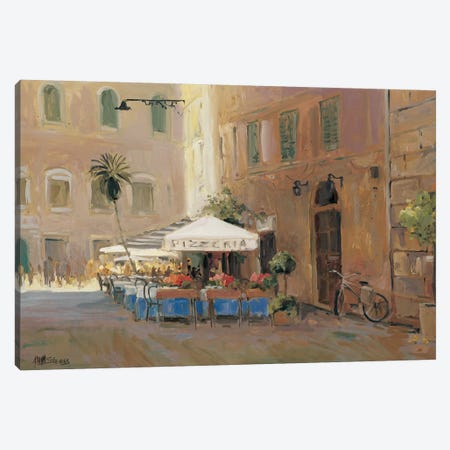 Café Roma Canvas Print #AYN5} by Allayn Stevens Canvas Artwork