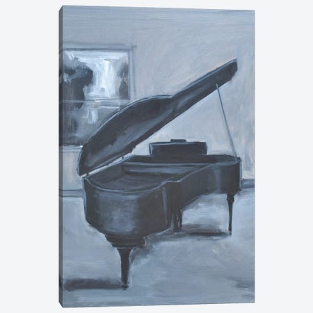 Blue Piano Canvas Print #AYN75} by Allayn Stevens Canvas Wall Art