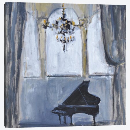 Formal Piano Canvas Print #AYN81} by Allayn Stevens Canvas Wall Art
