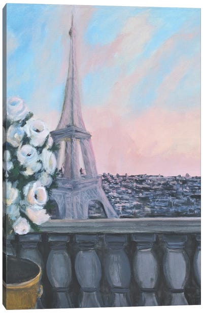 From The Window Canvas Art Print