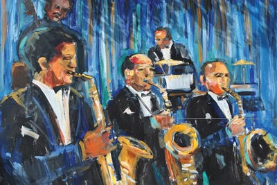 Horn Section by Allayn Stevens acrylic art print