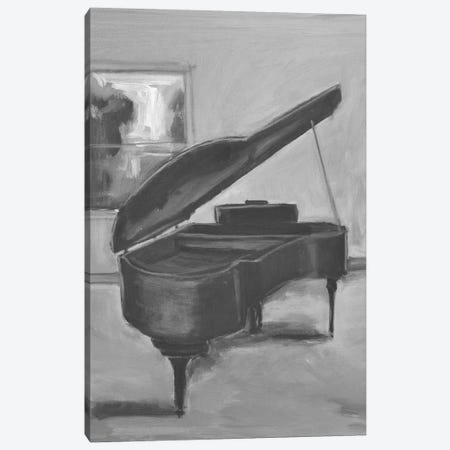 Piano In Black And White I Canvas Print #AYN91} by Allayn Stevens Canvas Print