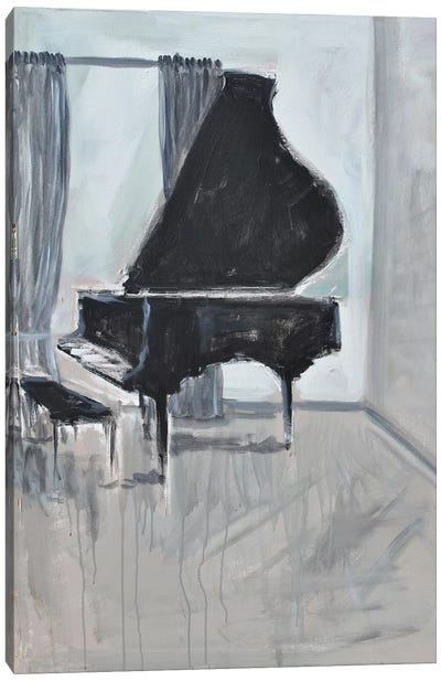 Piano 4 Canvas Art Print - Classical Music Art