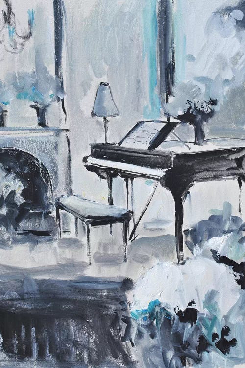 Piano In Blue III by Allayn Stevens wall art