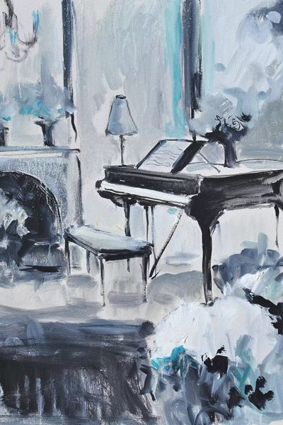 Pianos: Piano In Blue III by Allayn Stevens