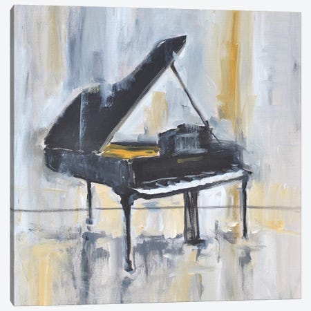 Piano In Gold II Canvas Print #AYN97} by Allayn Stevens Canvas Art