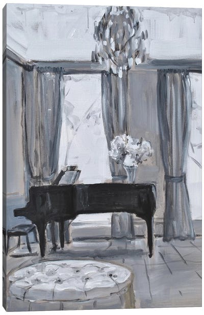 Piano Room Canvas Art Print - Allayn Stevens
