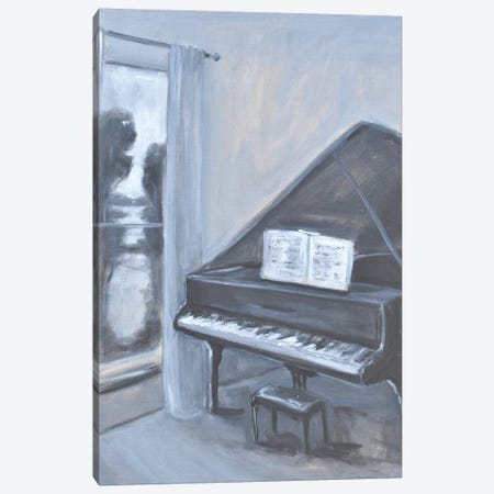 Piano With A View Canvas Print #AYN99} by Allayn Stevens Canvas Print