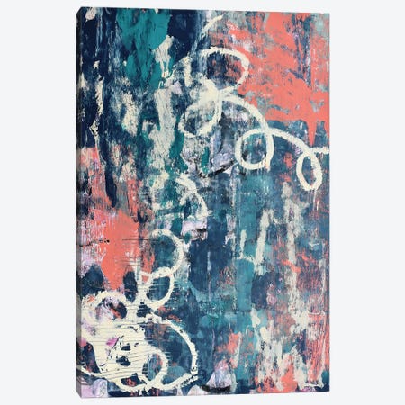 Endless Feeling: An Abstract Painting In Purples, Pinks, And Greens Canvas Print #AYS15} by Alyssa Hamilton Art Print