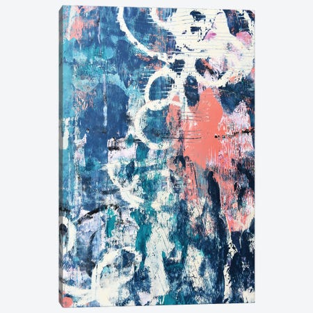 Endless Feeling II: An Abstract Painting In purples, pinks, And Greens Canvas Print #AYS16} by Alyssa Hamilton Art Print