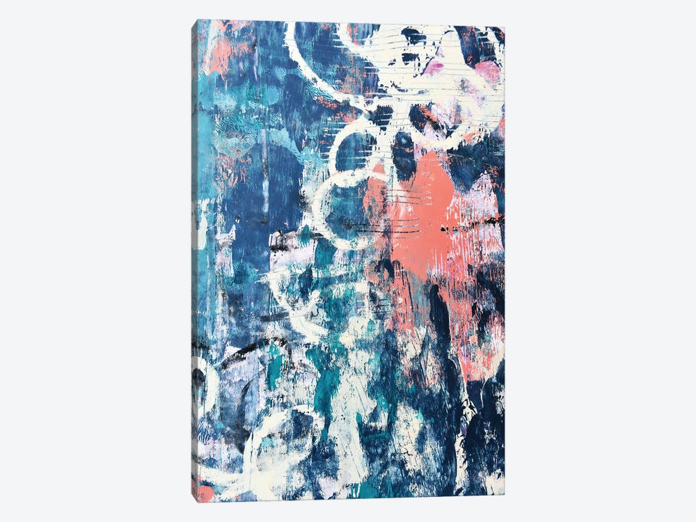 Endless Feeling II: An Abstract Painting In purples, pinks, And Greens by Alyssa Hamilton 1-piece Canvas Print