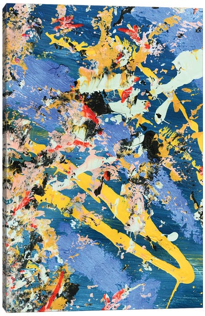 Hope For Tomorrow Canvas Art Print - Similar to Jackson Pollock
