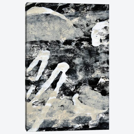 A Song In A Storm II: A Black And White Abstract Painting Canvas Print #AYS2} by Alyssa Hamilton Art Print