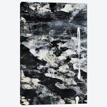 A Song In A Storm II: A Black And White Abstract Painting Canvas Print #AYS3} by Alyssa Hamilton Art Print