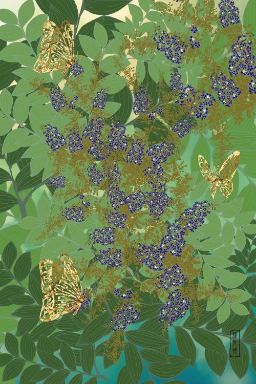Sweet Dreams & Butterflies by Anthony Van Lam wall art