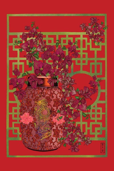 Bougainvillea: Bougainvillea Dragon by Anthony Van Lam