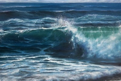 Ocean's Blessing by Alesia Yeremeyeva framed wall art