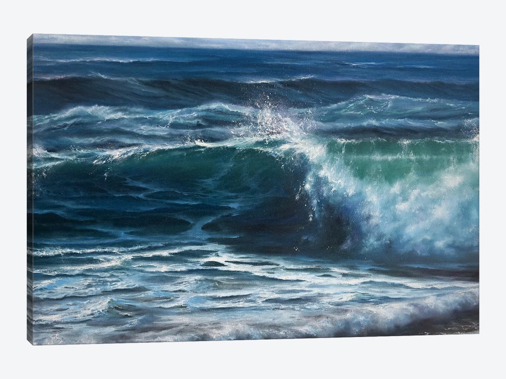 Ocean's Blessing by Alesia Yeremeyeva 1-piece Canvas Print