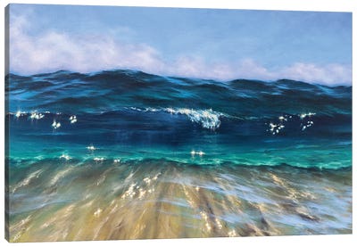 Ocean's Spell Canvas Art Print - Alesia Yeremeyeva