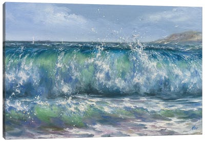 Gentle Sea Breeze Canvas Art Print - Alesia Yeremeyeva