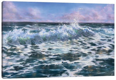 Wind Catchers Canvas Art Print - Purple Art