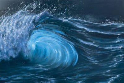 Hypnosis Of The Ocean by Alesia Yeremeyeva canvas print