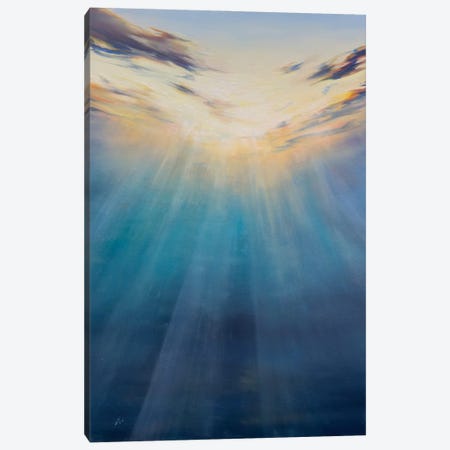 Underwater Sunset Canvas Print #AYY49} by Alesia Yeremeyeva Canvas Art Print