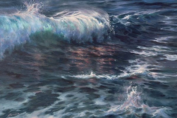 Alesia Yeremeyeva: Afternoon Surf by Alesia Yeremeyeva