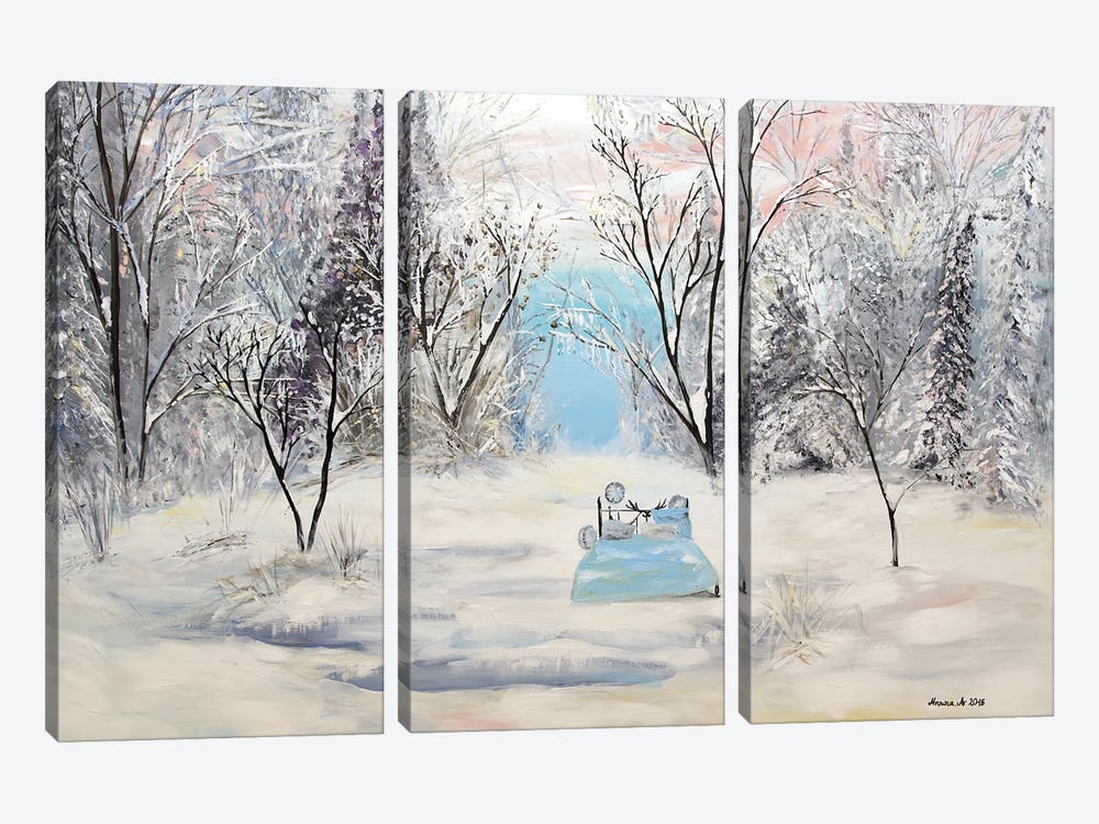 Frosty Dream by Agnieszka Turek 3-piece Canvas Artwork