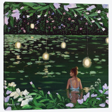 Hidden Lake II Canvas Print #AZA14} by Agnieszka Turek Canvas Art Print